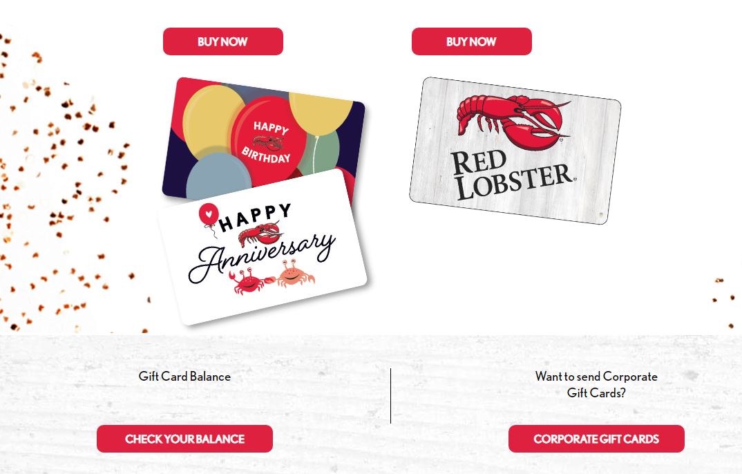 Red Lobster Gift Card