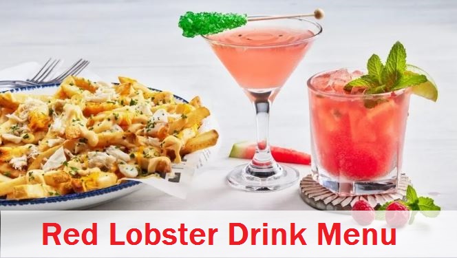 Red Lobster Drink Menu