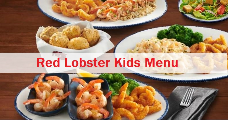 Red Lobster Kids Menu