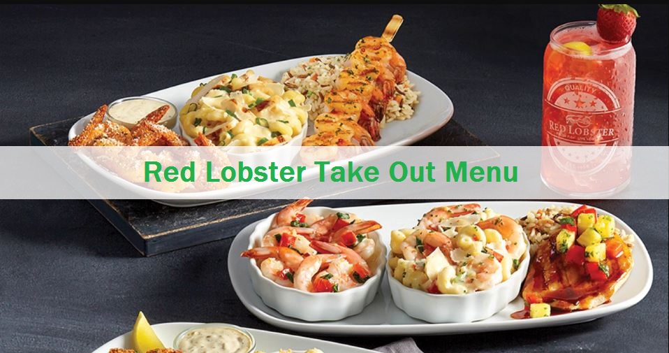 Red Lobster Take Out Menu