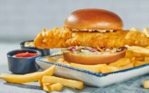 Red lobster Nashville Hot Chicken Sandwich 